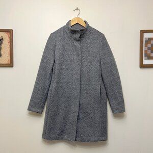 Old Navy Soft Heather Grey Mid-Weight Long Jacket, Size S